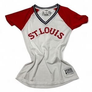 PINK Victorias Secret MLB Vintage Exclusive ST. Louis Mcbling Jersey Top Size S